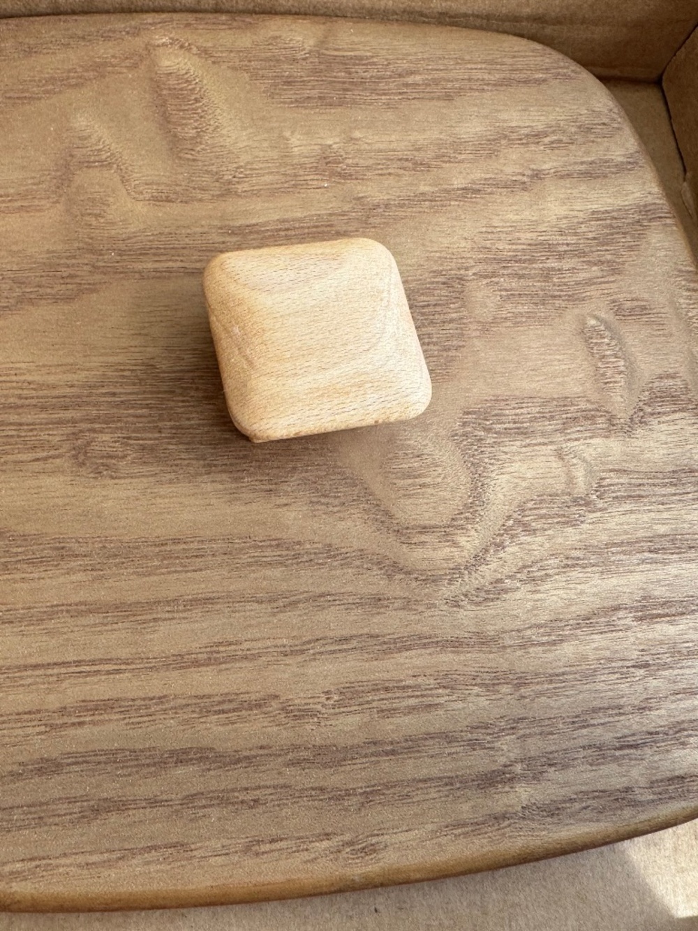 Longaberger WoodCrafts Lid-Mini Waste Basket-Classic Stain-NIB!!!